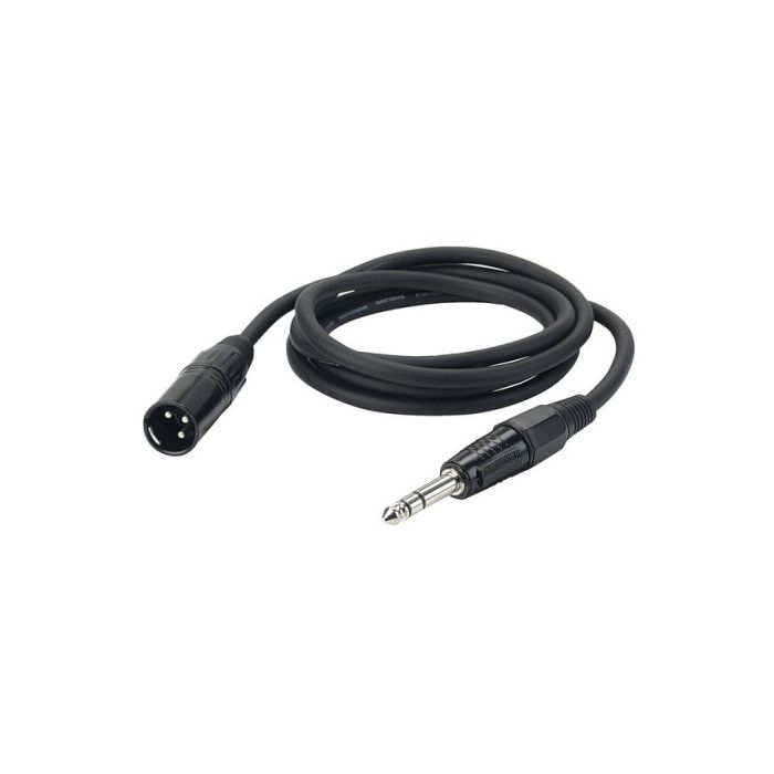 Dap Audio FL046 Male XLR naar stereo jack microfoonkabel 6 mtr