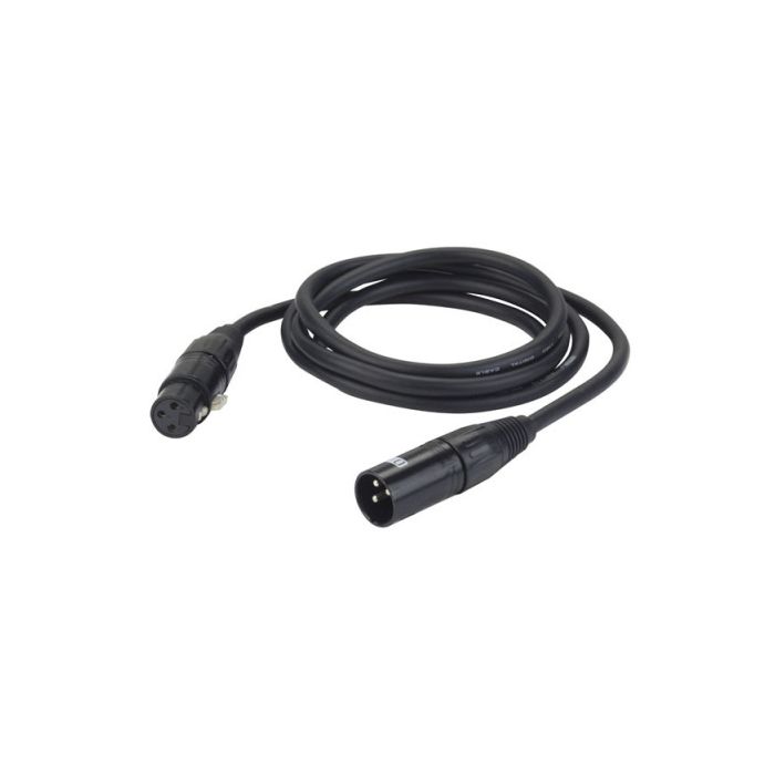 Dap Audio FL0975 XLR Male XLR Female microfoonkabel 3 polig 0,75 mtr