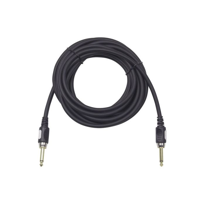 Dap FL1710 Road Gitaar kabel beide zijde's rechte plug 7 mm kabeldikte , lengte 10 mtr