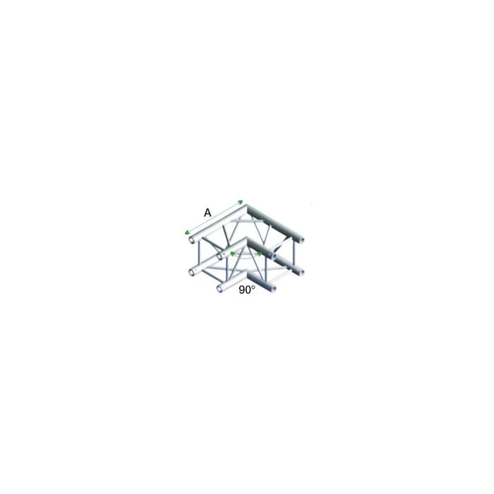 Milos QCF21 Vierkant Truss Hoek 90°