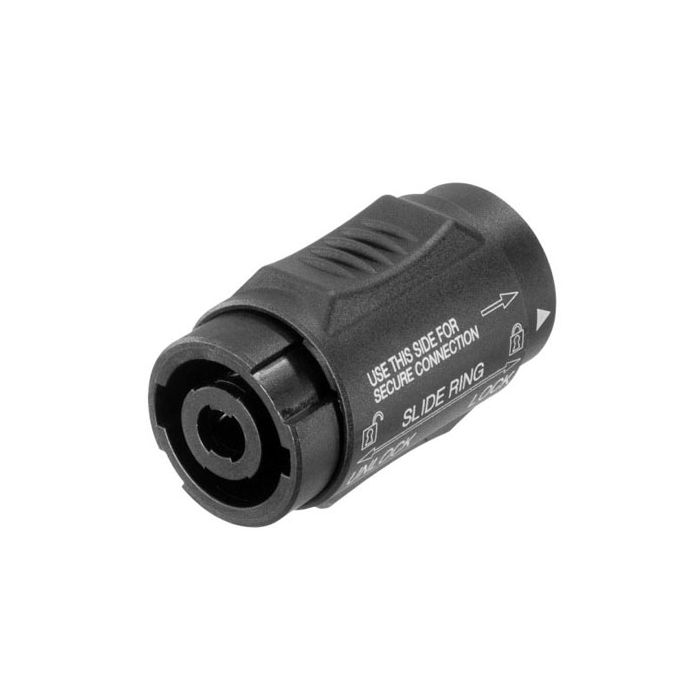 Neutrik vergrendelde koppeling voor speakon kabels te verlengen NL2/4F 4P
