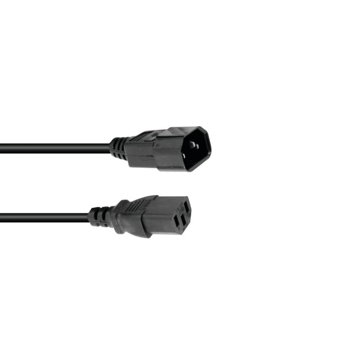 OMNITRONIC IEC-verlengkabel 3x1,0mm 5mtr lengte zwart