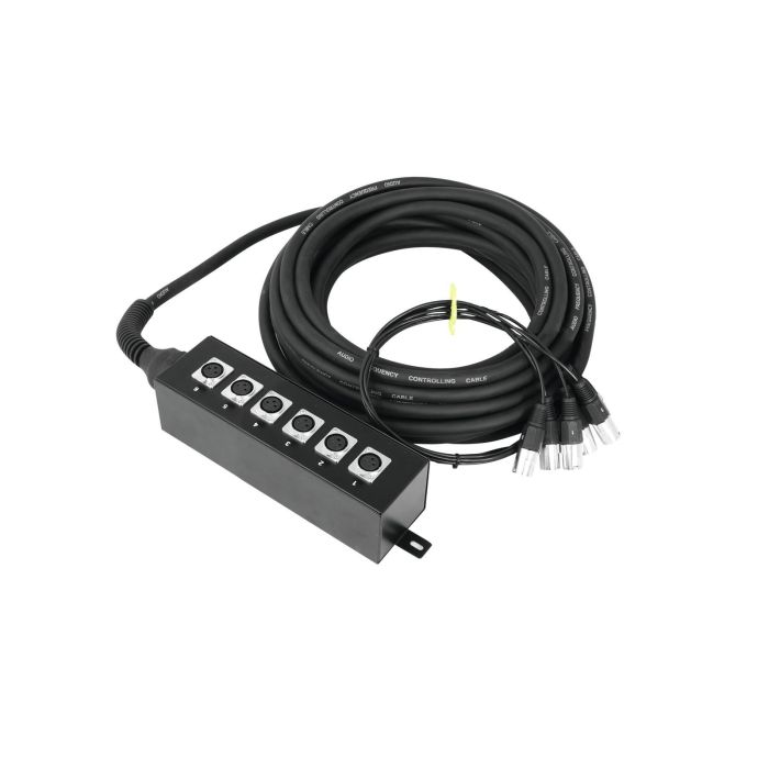 OMNITRONIC Multicore Stagebox 6 Inputs 20mtr lengte