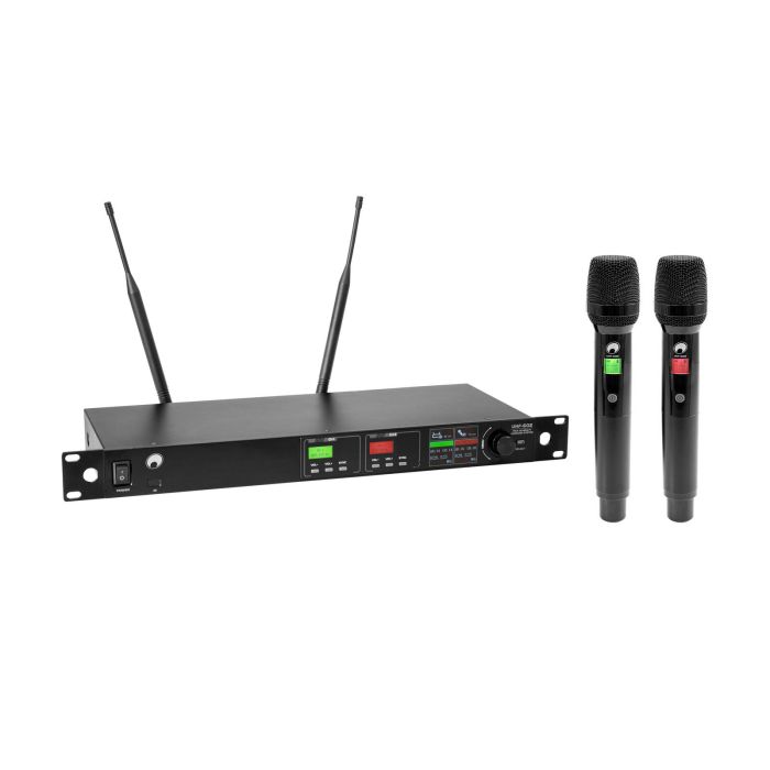 OMNITRONIC UHF-602 2-channel Wireless Mic System 520-554 MHz