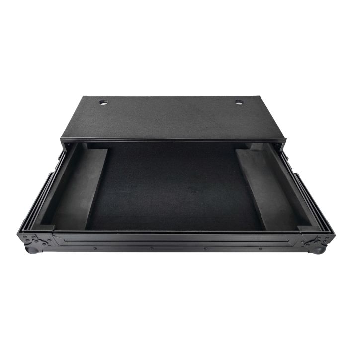ProDJuser DDJ-FLX10 BL is a professional black Flightcase designed for Pioneer’s DDJ-FLX10 with Sliding Laptop Platform