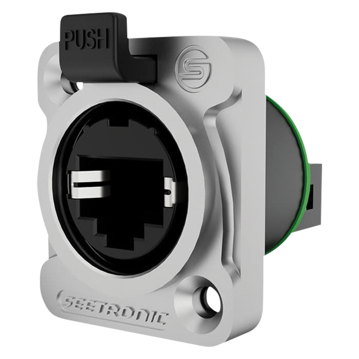 Seetronic RJ45 Chassis IP65-compatibel chrome