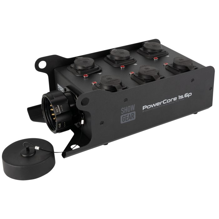 Showgear PowerCore 1s.6p
Breakout Multipin S19 in naar 6x Power Pro True