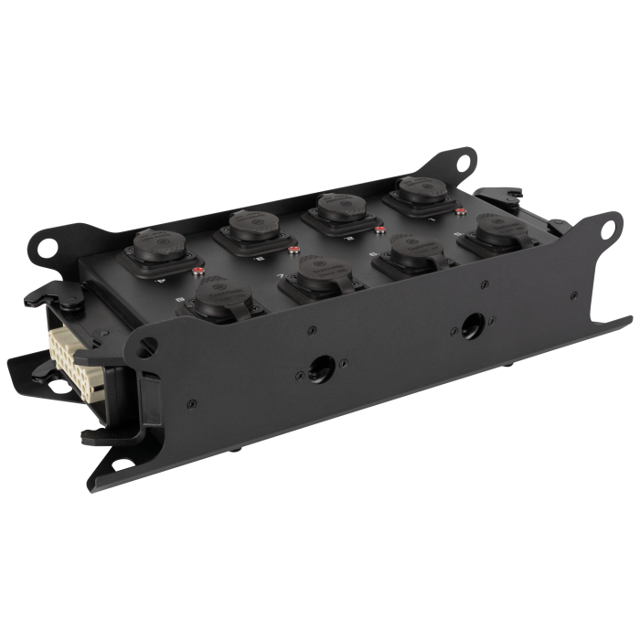 Showgear PowerCore 2m.8p Breakout Multipin H16 in/uit naar 8x Power Pro True