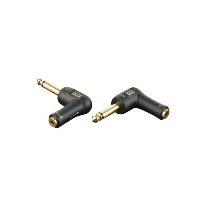XGA10 - Jack Male mono > stereo Mini Jack Female haakse verloop plug