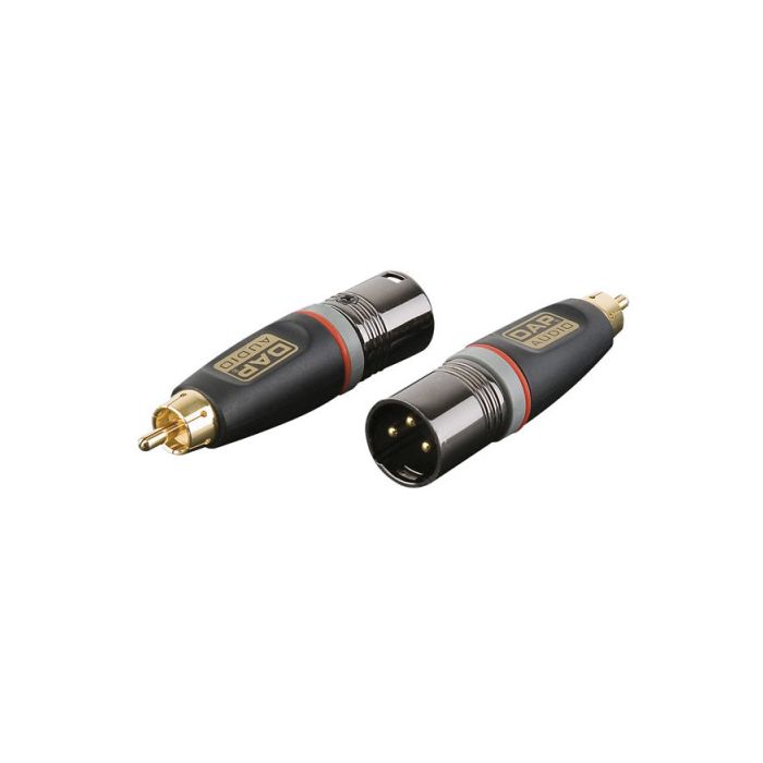 XGA32 - XLR Male 3polig verloop naar Cinch RCA Male ( xlr naar cinch uitgang )