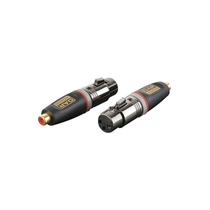 XGA33 - XLR Female 3polig verloop naar RCA Cinch Female ( uitgang naar cinch of rca )