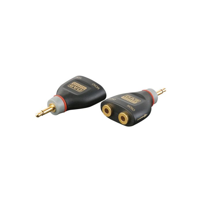XGA40 - Mini Jack mono Male naar 2 x Mini Jack mono Female minijack splitter