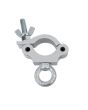 Showtec Half Coupler + Eye 340 kg Silver, Slimline for 50mm tube