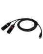 DAP FL115 - USB-C naar 2 Galvanisch Gescheiden XLR/M 3 P