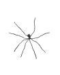 EUROPALMS Halloween Giant Spider, Zwart, 230cm