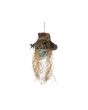EUROPALMS Halloween Scarecrow Skull, 70cm