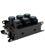 Showgear PowerCore 2m.6c Breakout Multipin H16 in/uit naar 6x CEE 16A (1P+N+PE)