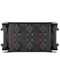 Showgear PowerCore 2m.6p Breakout Multipin H16 in/uit naar 6x Power Pro True