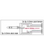 XGA20 - Jack Male stereo naar 2 x Jack Female splitter