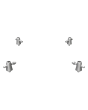 Deze MCBB-CON89 connector voor de MCBB Base Plate (M290/M390) is compatibel met F truss-systemen.