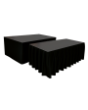 Wentex Stage Skirt MCS 300 g/m²
Zwart - 620 x 20 cm (B x H) - ongeplooid