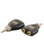 XGA15 - Mini Jack Male stereo naar 2 x Mini Jack stereo Female splitter