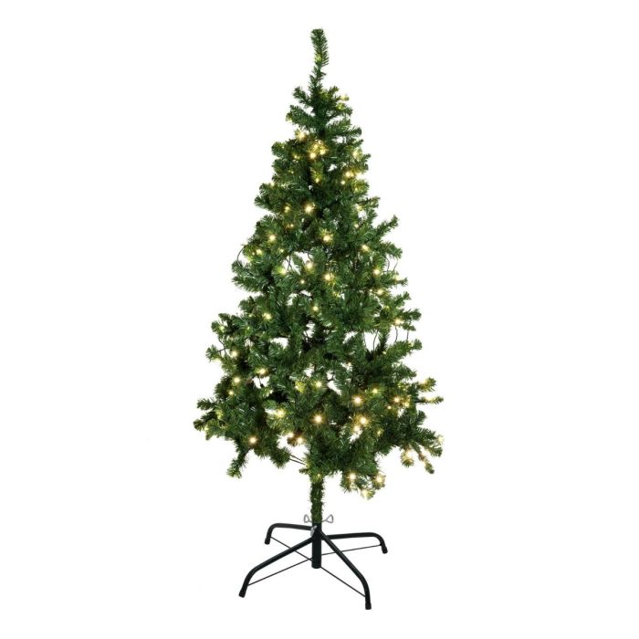 Kenmerken
Dennenboom met LED-verlichting
Stam en twijgen van metaal, naalden van plastic
Takjes opvouwbaar
Met warm witte LED lichtketting
Bediening via meegeleverde voedingseenheid
Voetstuk inbegrepen
718 tips