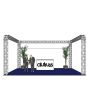 ALUTRUSS Truss set QUADLOCK 6082R U-Figure 7x4x3.5m (WxDxH)
